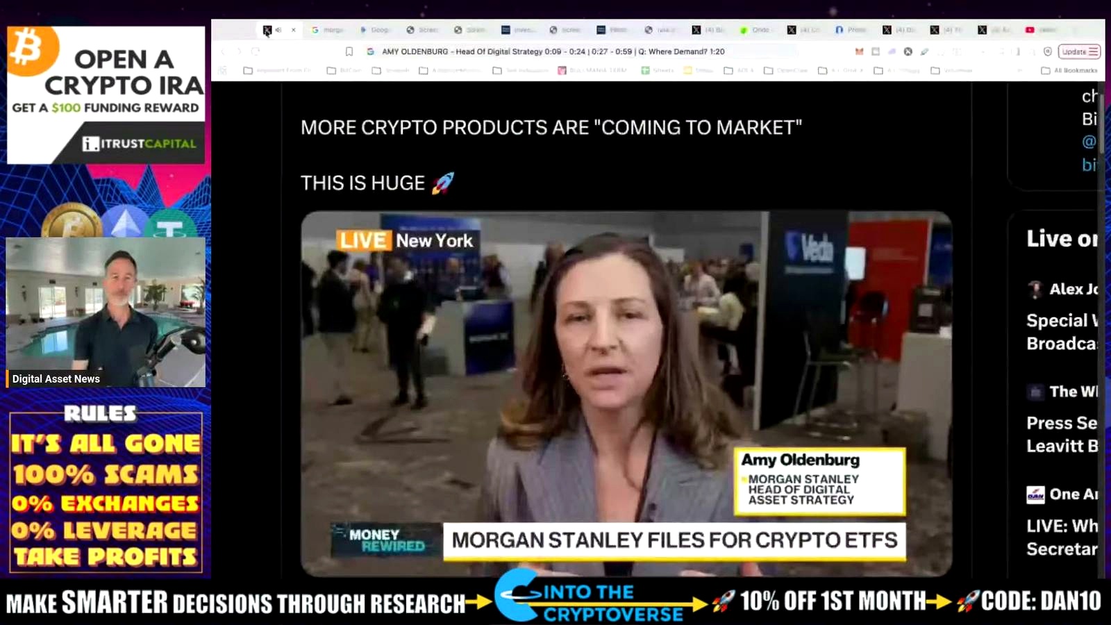 The real target may be Bitcoin wealth itself discussed in the video