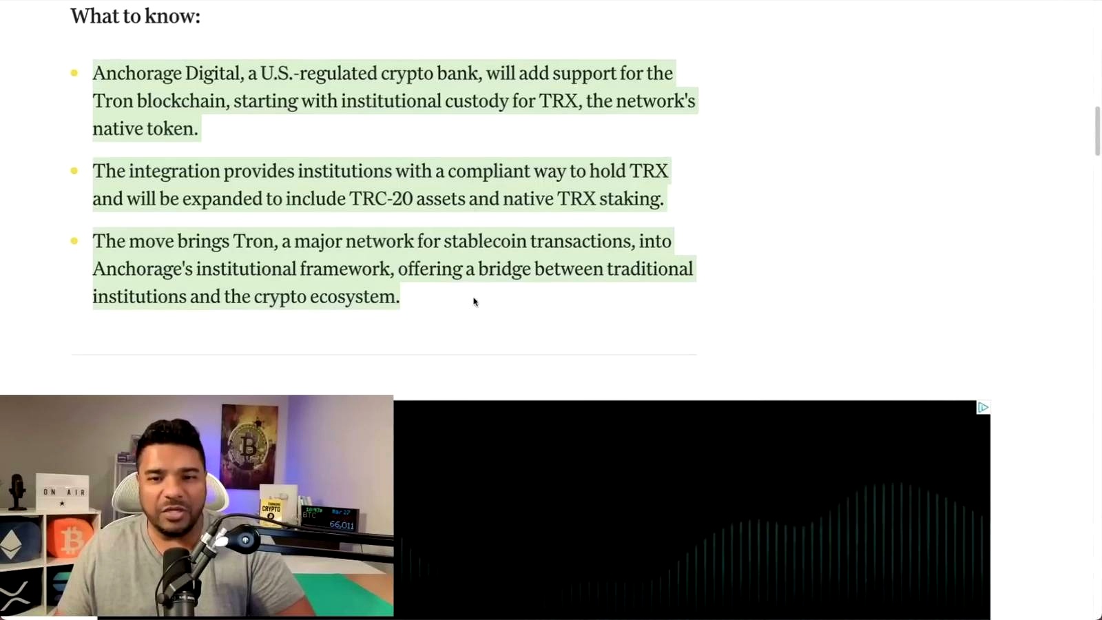 Institutional crypto expansion is broadening beyond Bitcoin discussed in the video