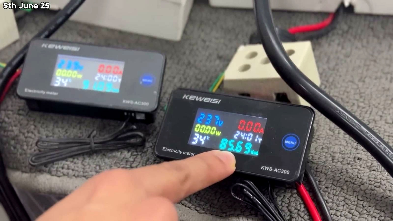 Test Setup discussed in the video
