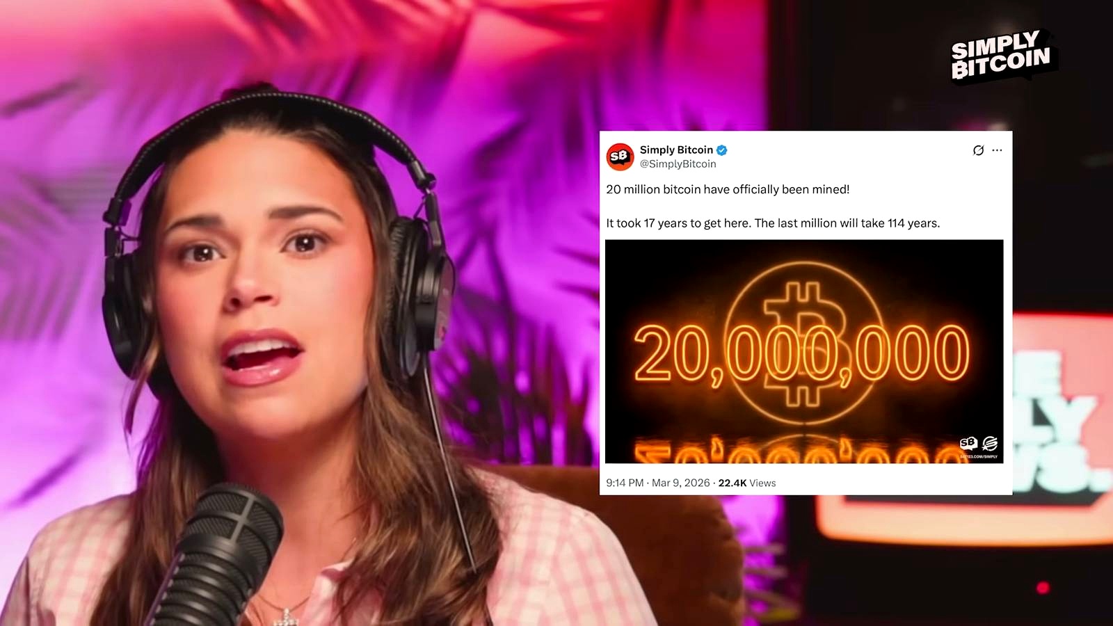 The 20 Million Bitcoin Milestone discussed in the video