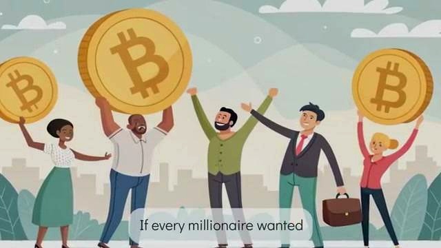 Bitcoin vs. the Number of Millionaires Worldwide discussed in the video