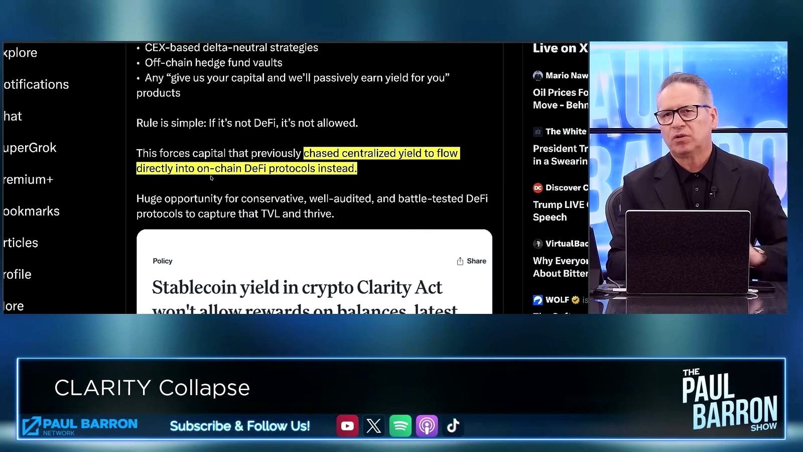DeFi May Benefit From the Clarity Shift discussed in the video