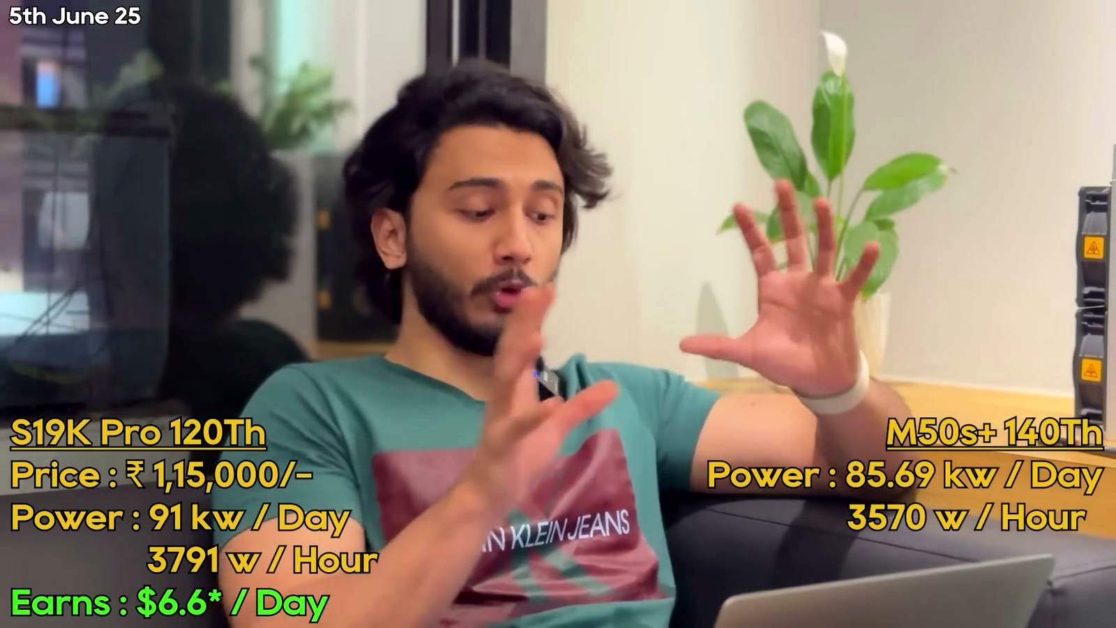 Power Consumption Results discussed in the video