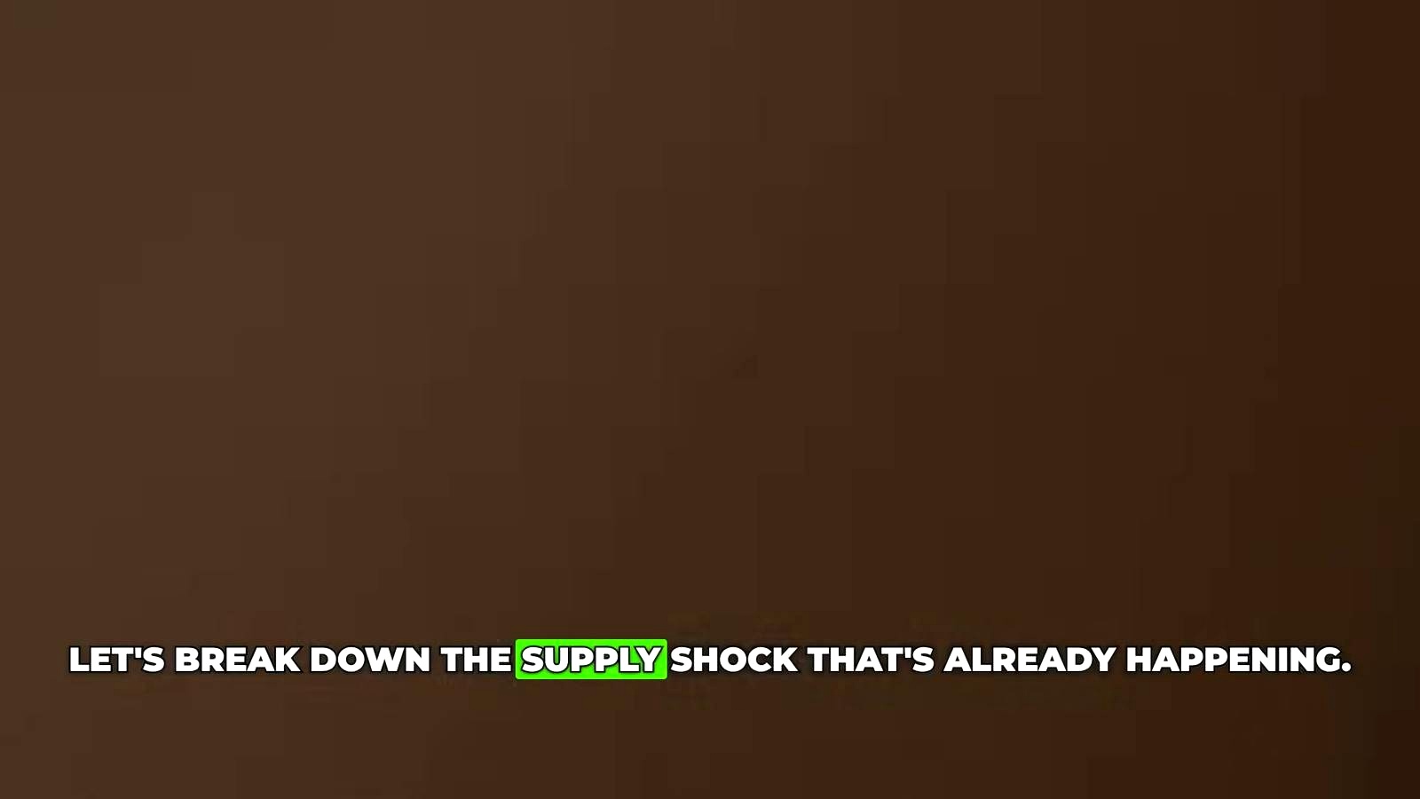 Bitcoin Supply and the Risk of a Supply Shock discussed in the video