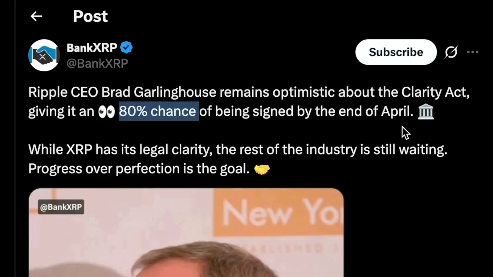 Expectations for the Clarity Act discussed in the video