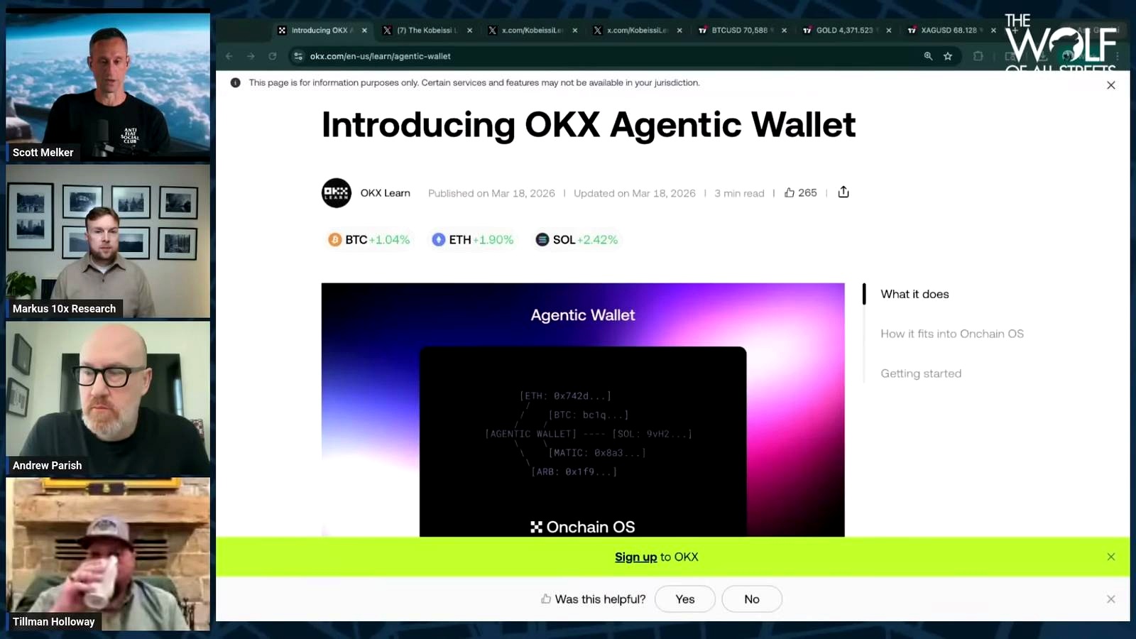 Prediction Markets, Agentic Wallets, and the New Trading Landscape discussed in the video
