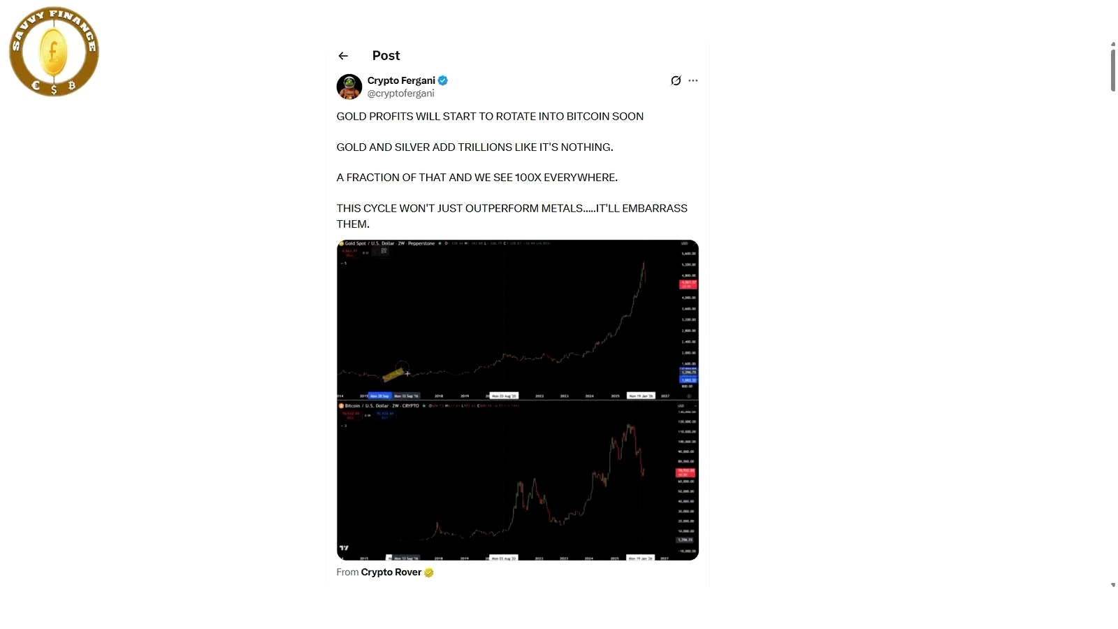 The “great rotation” idea is getting louder discussed in the video
