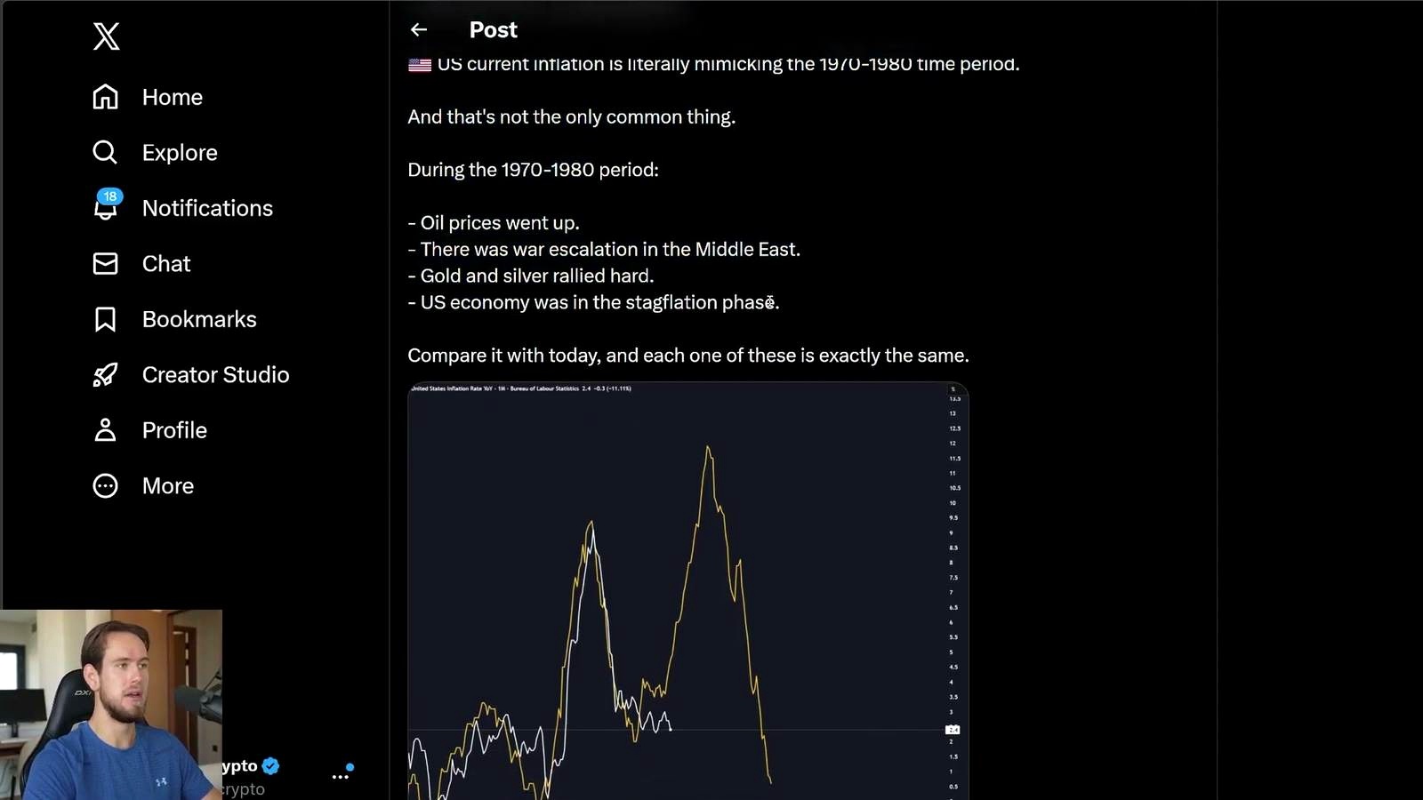 The macro backdrop looks dangerous, but not apocalyptic discussed in the video