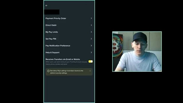 Binance Pay Settings discussed in the video