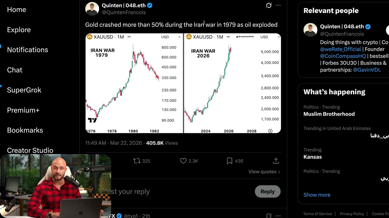 Gold and Silver Crash While Crypto Holds Up discussed in the video