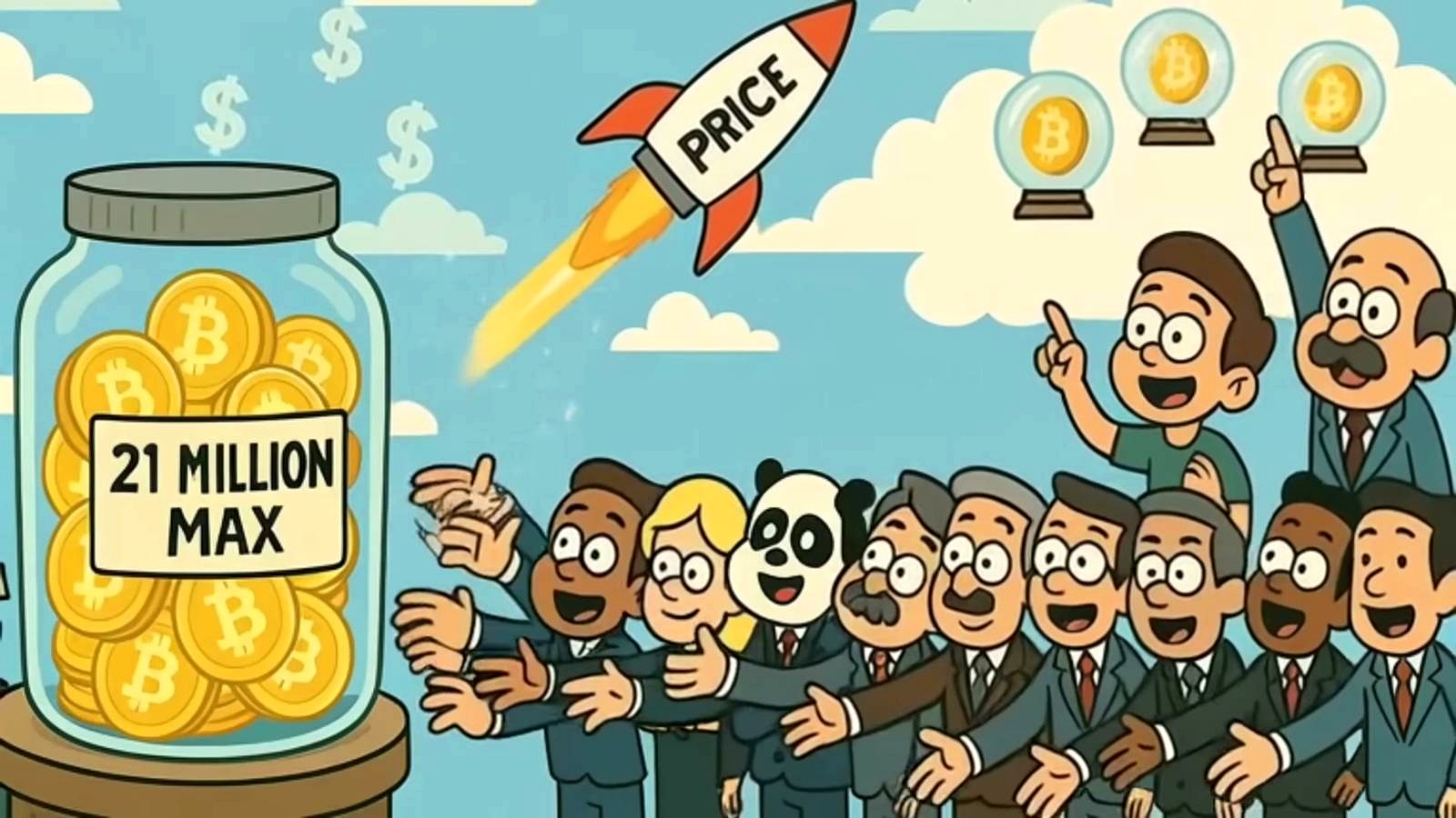 Simple Summary of Why Bitcoin Keeps Rising discussed in the video