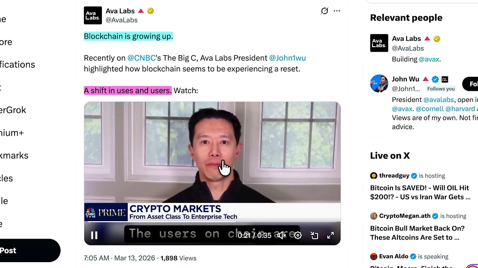 The Buyer Base Is Changing From Retail to Institutions discussed in the video