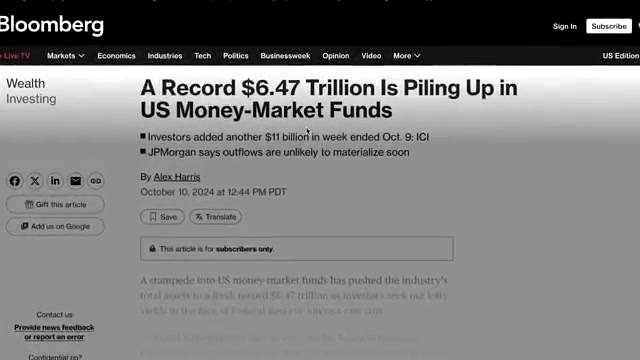 Why More Money Might Flow In discussed in the video