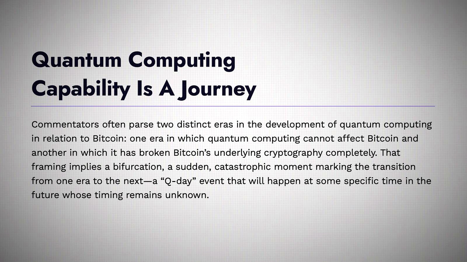 Why Qday May Be More Hype Than Reality discussed in the video