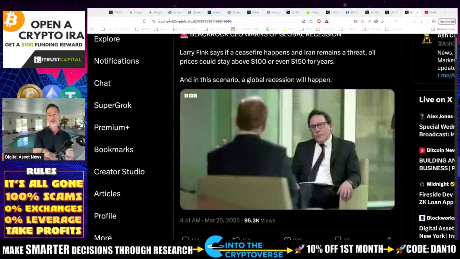 The bullish case comes with a warning discussed in the video