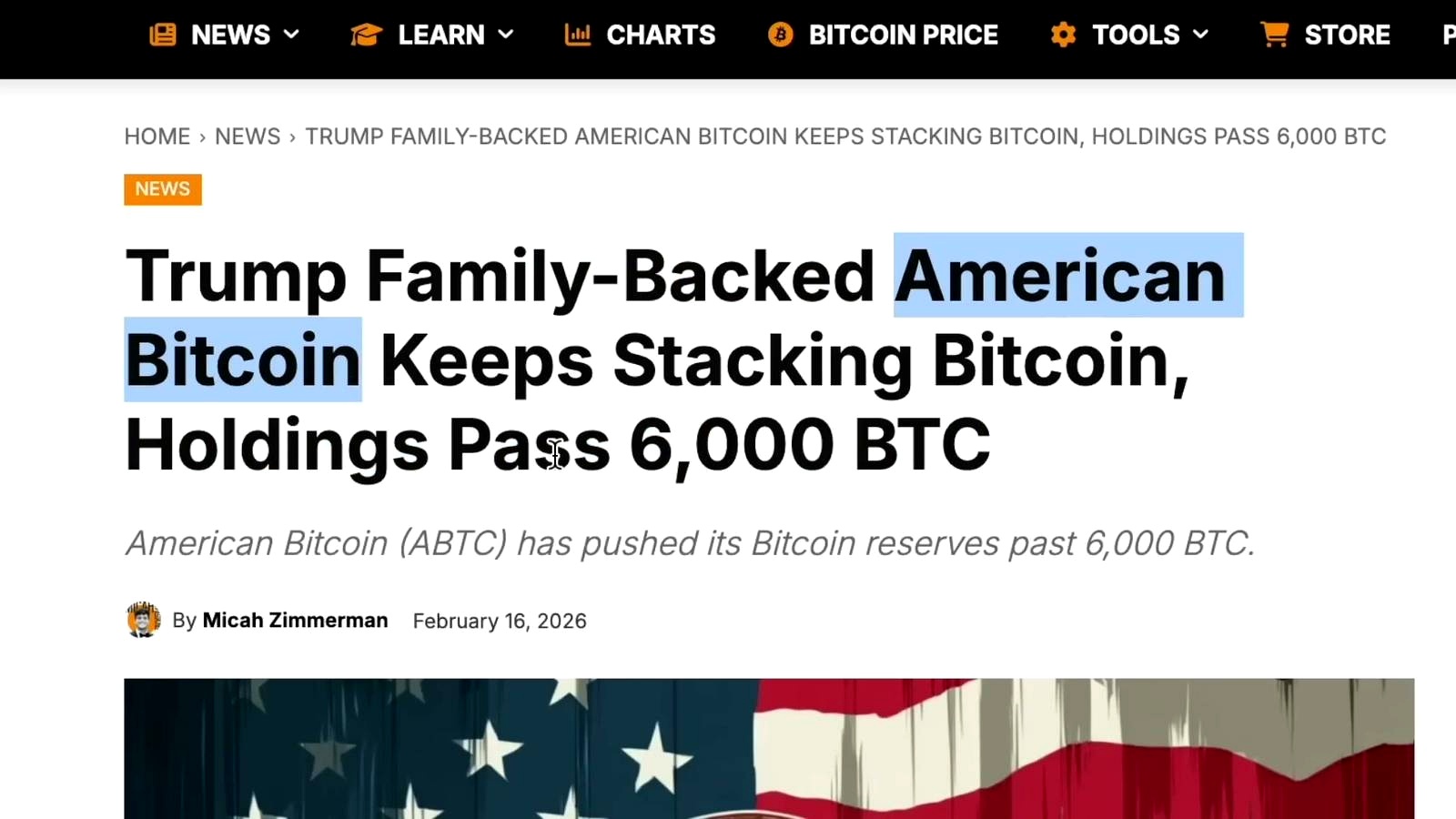 Trump Family Bitcoin Exposure and Accumulation discussed in the video