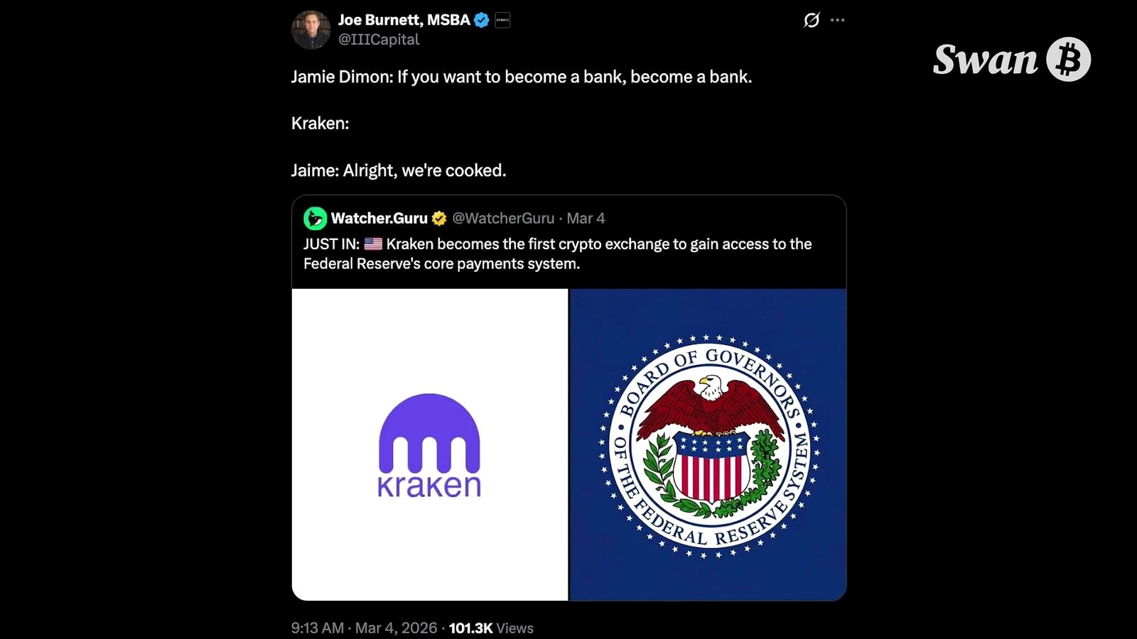Why Kraken’s Fed Access and Morgan Stanley’s ETF Matter discussed in the video