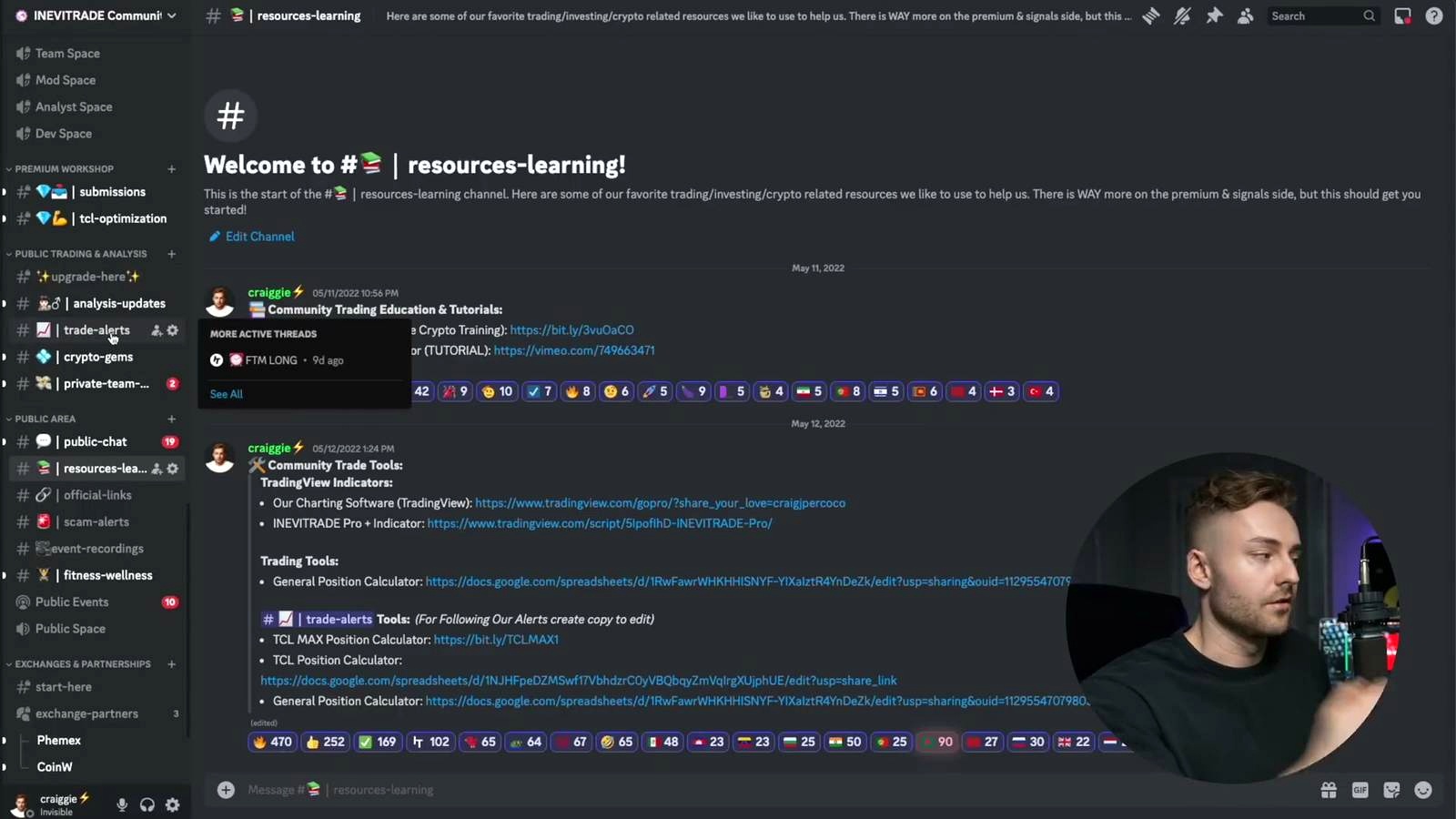 Community and Resources Mentioned discussed in the video