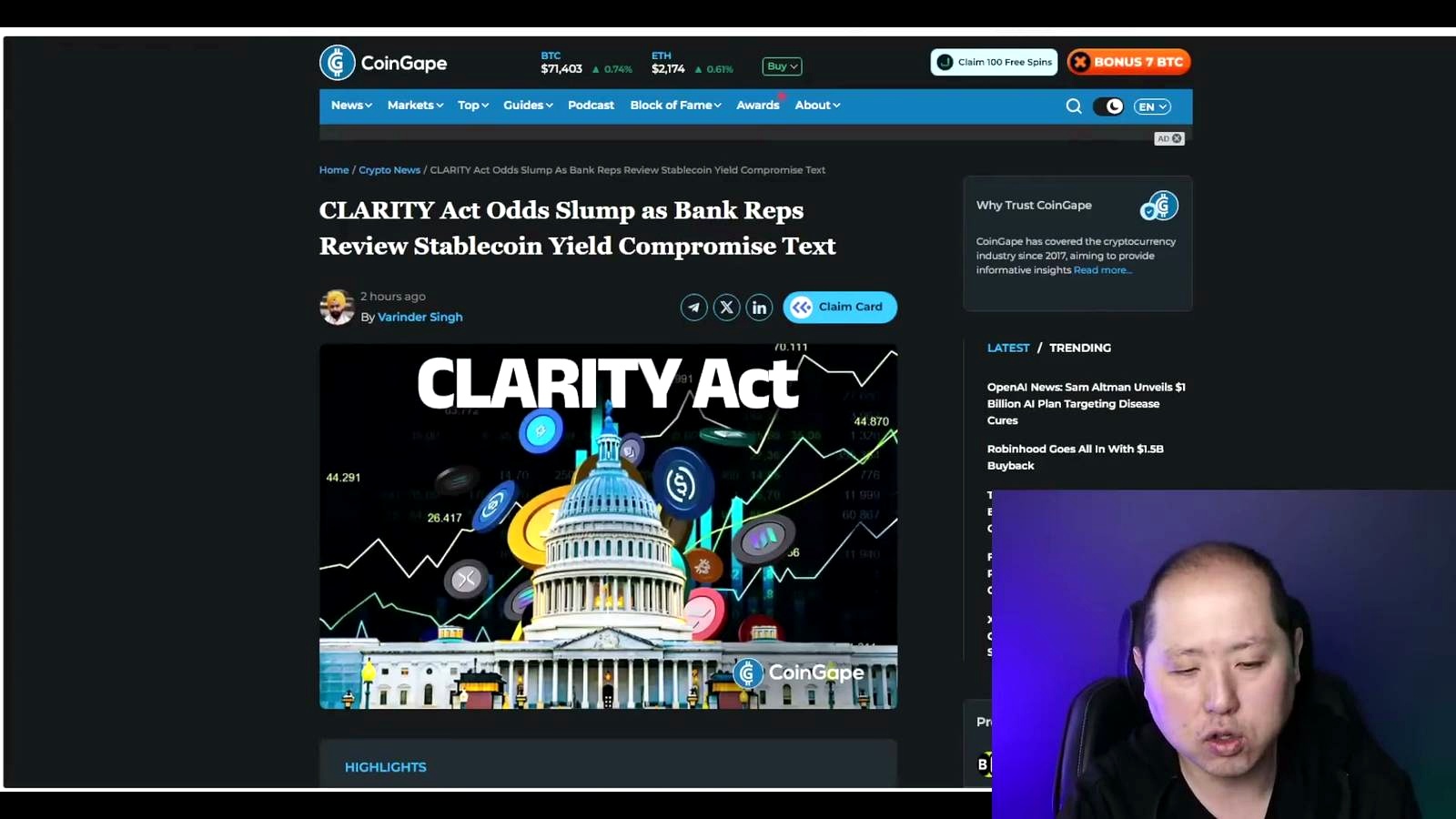 One Risk Still Hanging Over Crypto discussed in the video