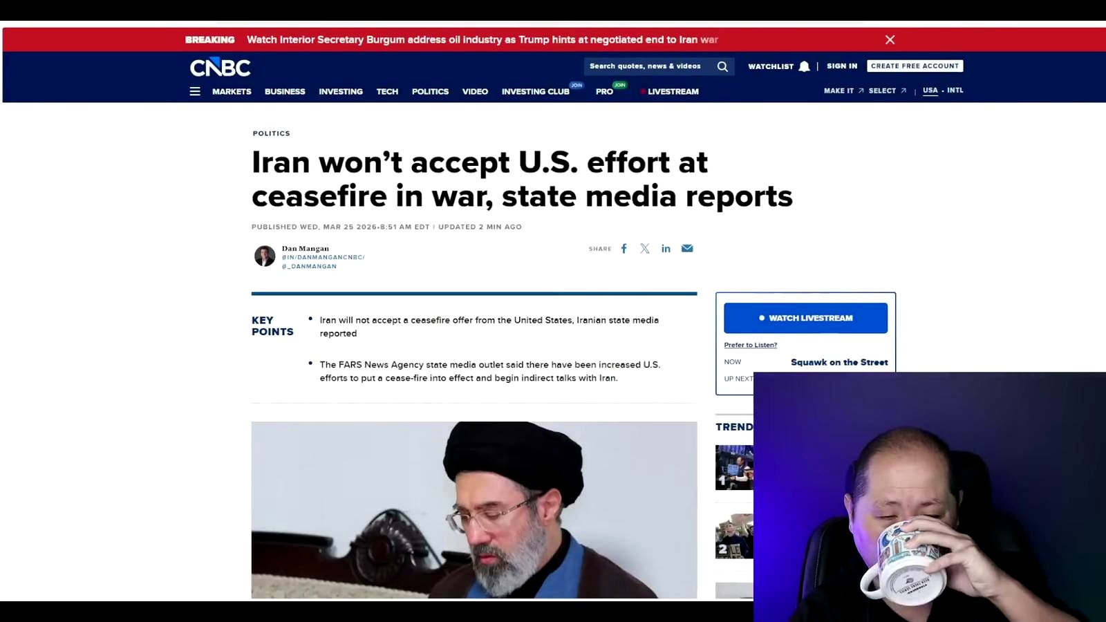 If a Ceasefire Happens, the Mood Could Change Fast discussed in the video