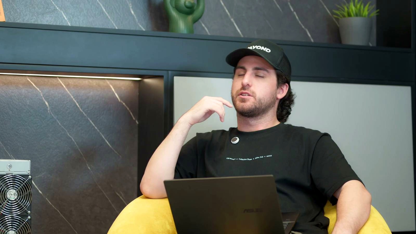 Mining at Home or Through Hosting discussed in the video