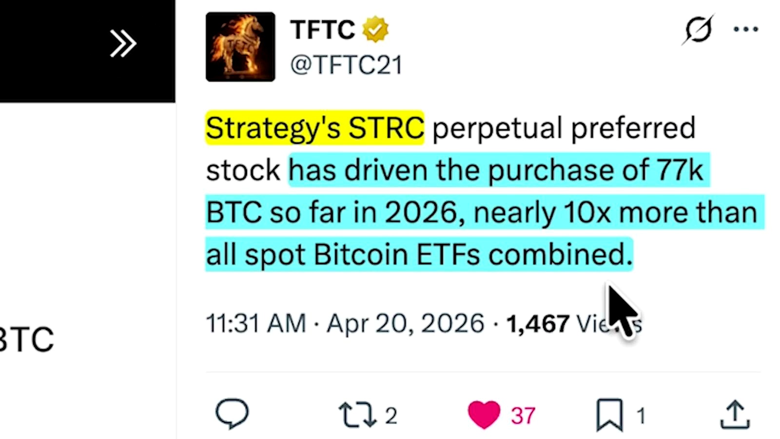The Core Thesis: Bitcoin’s Bid Is Broadening