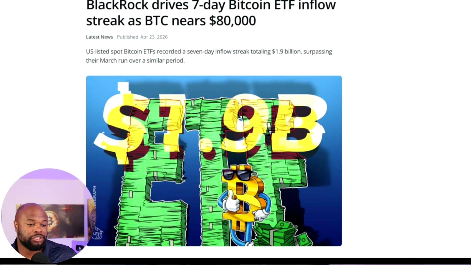 The Core Thesis: Institutional Bitcoin Demand Is Leading This Move
