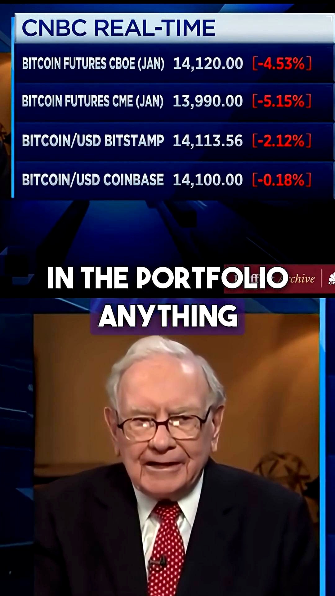 The bank angle: no operational orders from Buffett