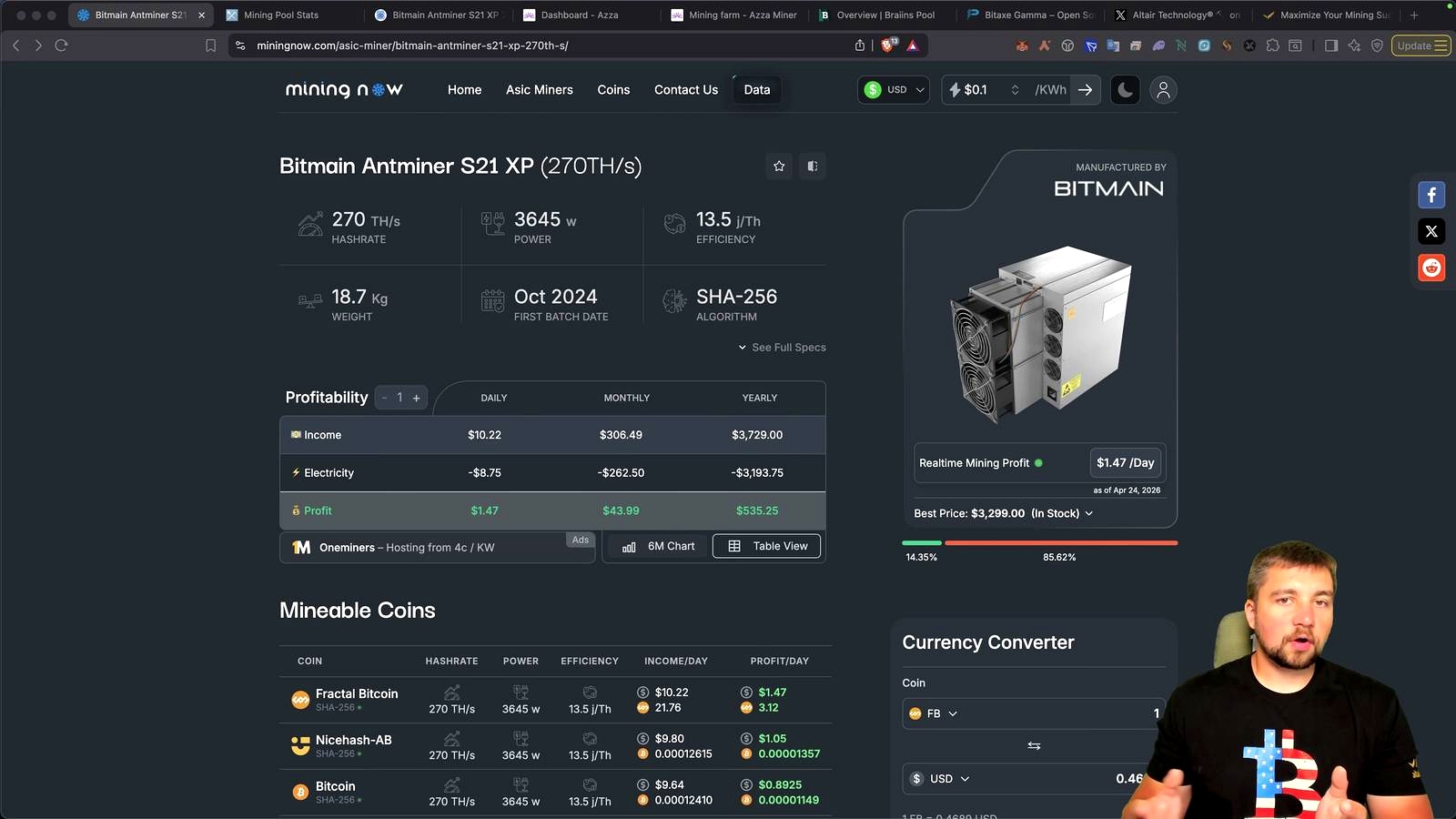 Bitcoin Mining Margins Shrink as VoskCoin Flags Aza Red Flags